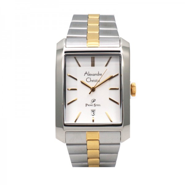 Alexandre Christie AC 1019 Silver Gold Man MDBTGSL